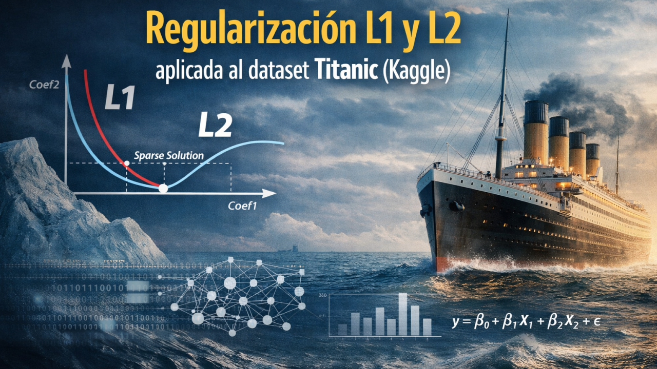 🚢 Regularización L1 y L2 aplicada al dataset Titanic (Kaggle)